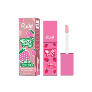 RUDE Berry Juicy Vinyl Lip Lacquer
